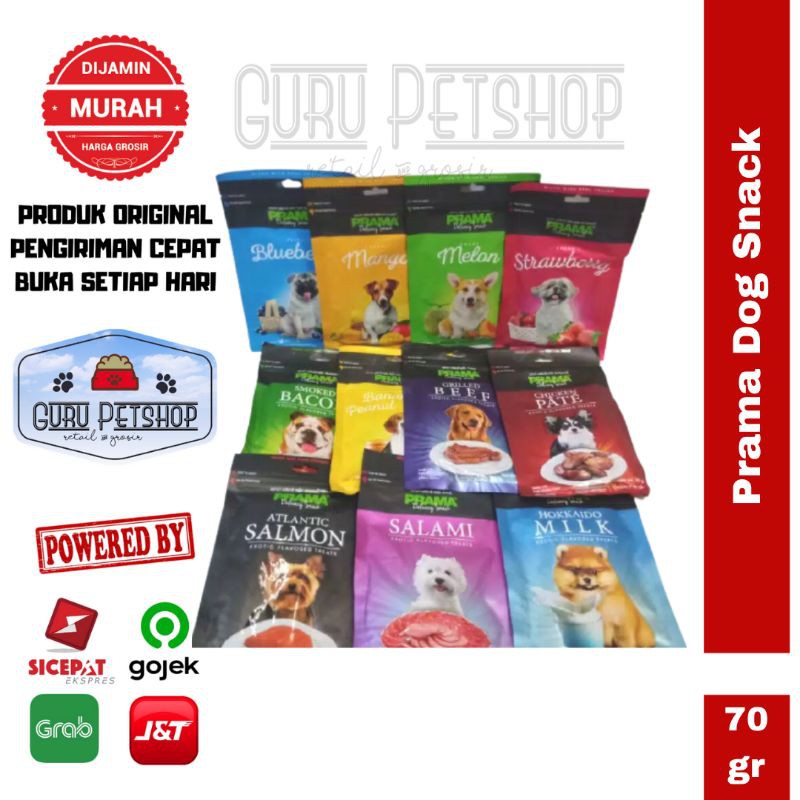 Prama Dog Snack 70gr / Snack Anjing Prama / Prama Dog Treats