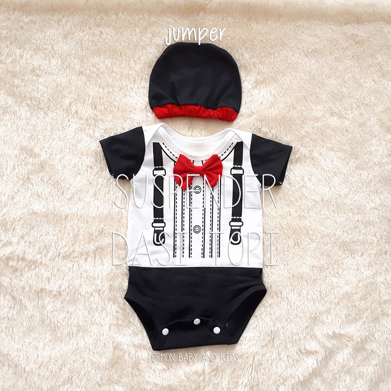 ✔️baju bayi jumper bayi✔️ suspender dasi topi✔️