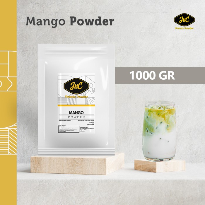 

DISKON - (BISA COD) JnC Mango Silver Powder 1KG