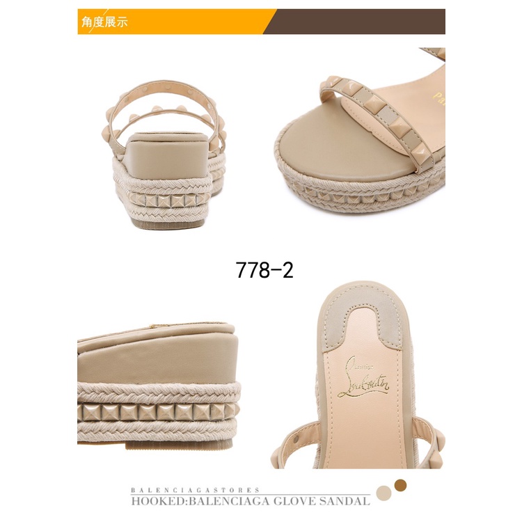 C L Wedges Sandals 778-2