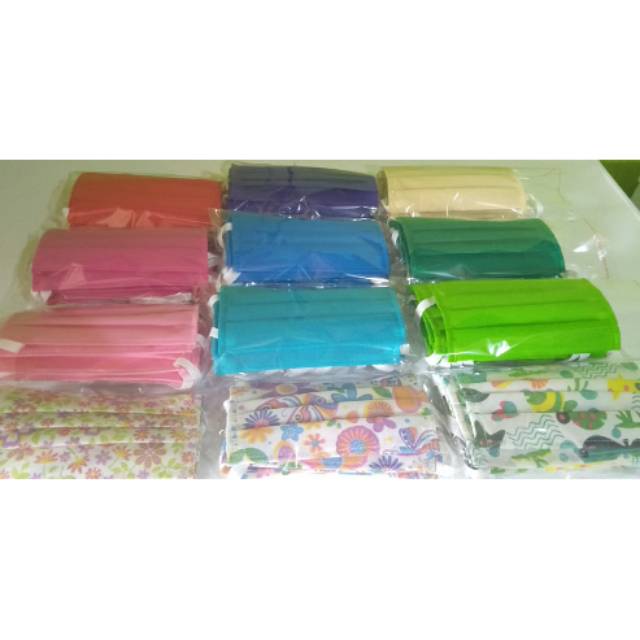 Pelindung wajah kain handmade alat pelindung 2 ply hijab