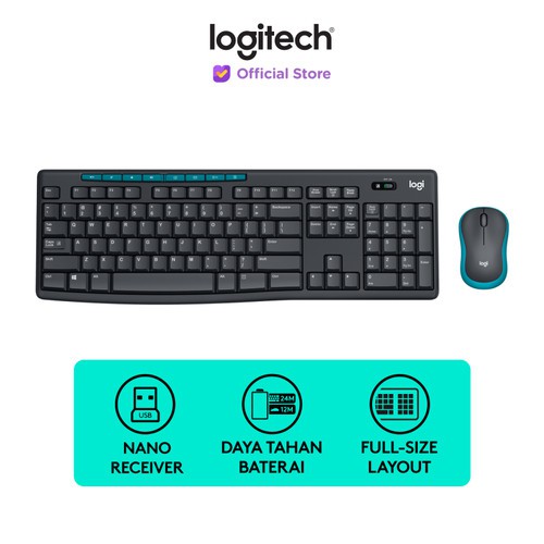 Paket Mouse Keyboard LOGITECH MK275 Wireles Original