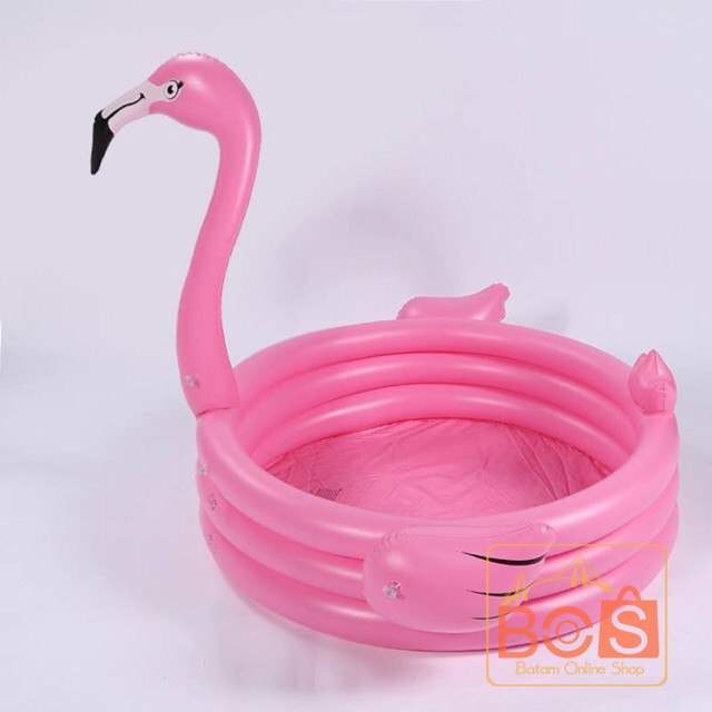 Floaties Kolam Flamingo Pink/ Goose Putih / Float / Pelampung Unik / Ban Renang (FLKFP)