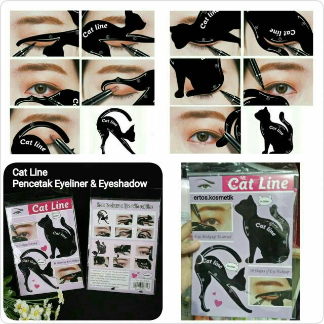 CATLINE CAT LINE - CETAKAN EYELINER &amp; EYESHADOW