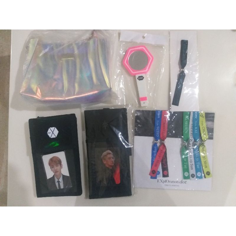EXO Official Goods Ticket Holder/ tihol Bag Strap Exploration