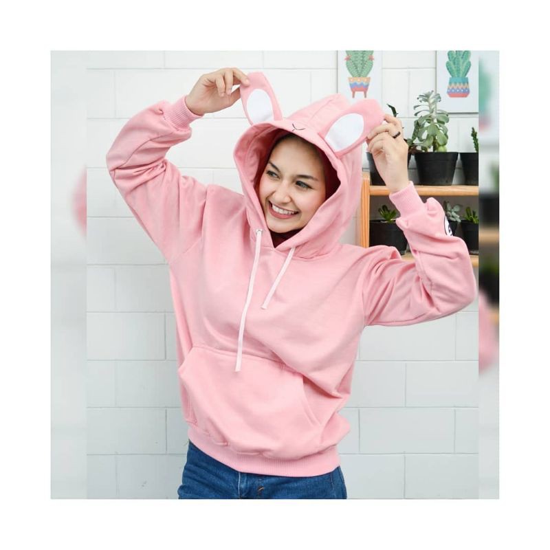 EYE BUNNY HOODIE || SWEATER HOODIE RABBIT #EBH