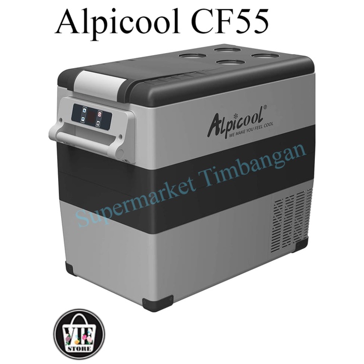 Alpicool CF55/Kulkas Portable/Mini Freezer/Kulkas Mobil/Kulkas Mini/Kulkas Tempat Vaksin/Kulkas Camp