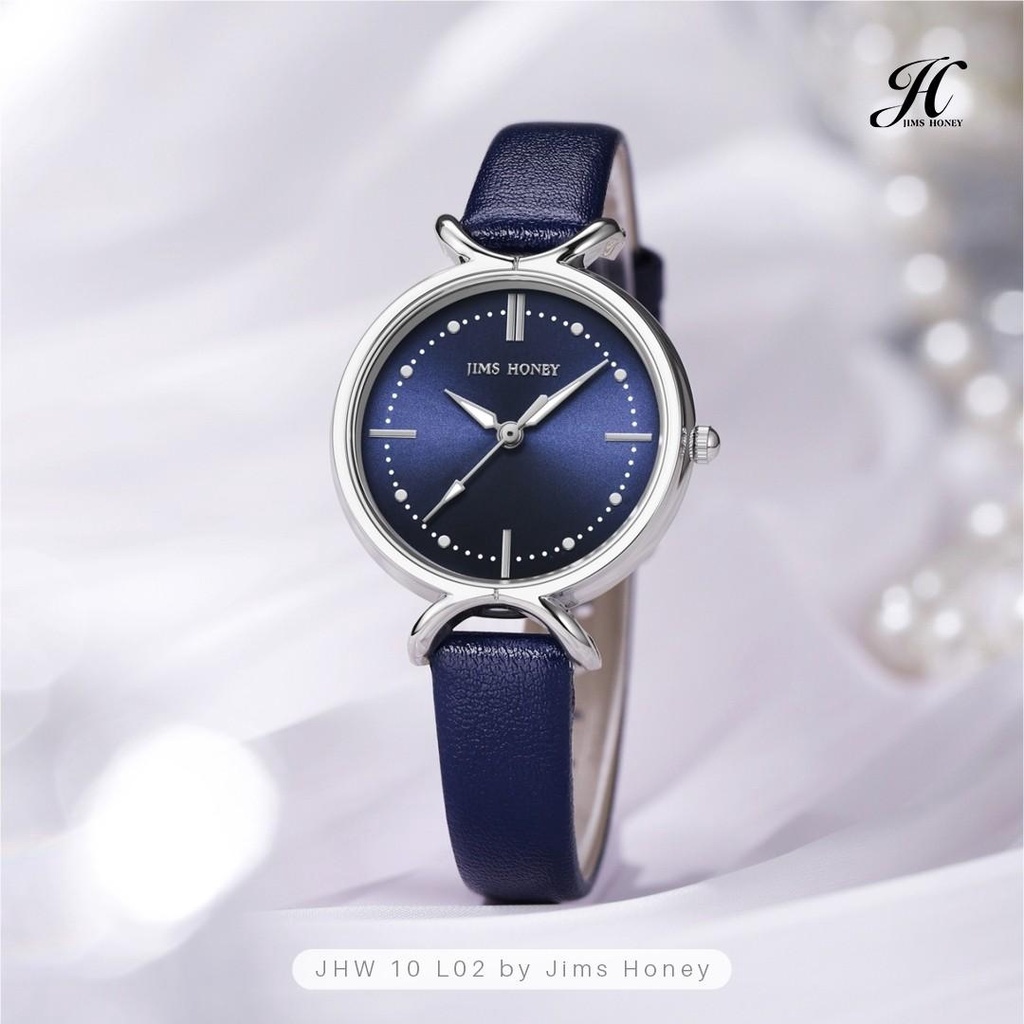 JIMS HONEY JH JT JHW -10 Jam Tangan Wanita Strap Kulit Glossy JimsHoney