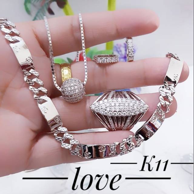 Set xuping silver08