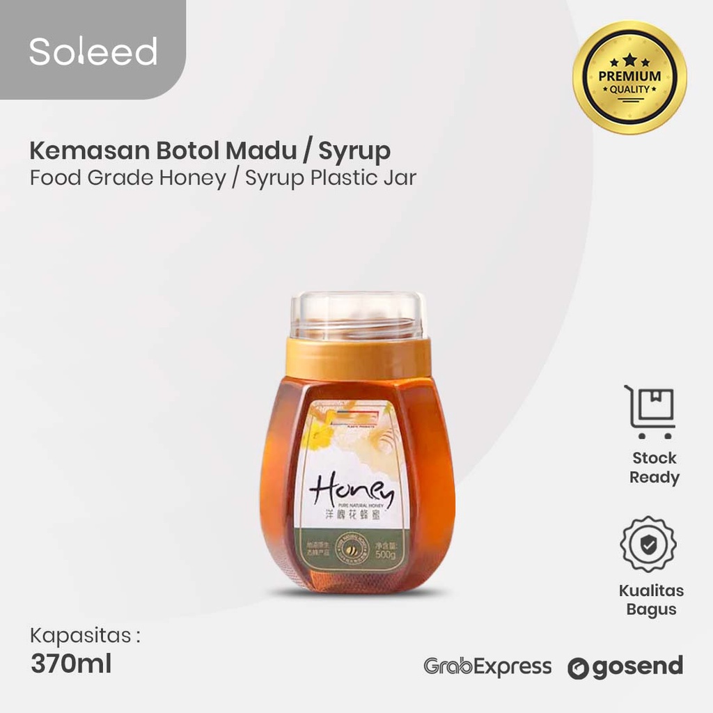 KEMASAN BOTOL MADU SIRUP KECAP FOOD GRADE HONEY/ SYRUP PLASTIC JAR