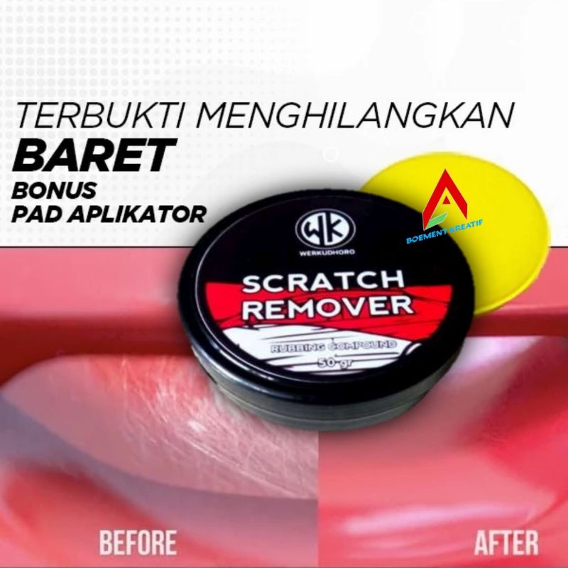 Penghilang Baret Body / Pengkilap Body Mobil / Wax / Poles / Pengkilap / Hidrophobic / Scratch Remover WK