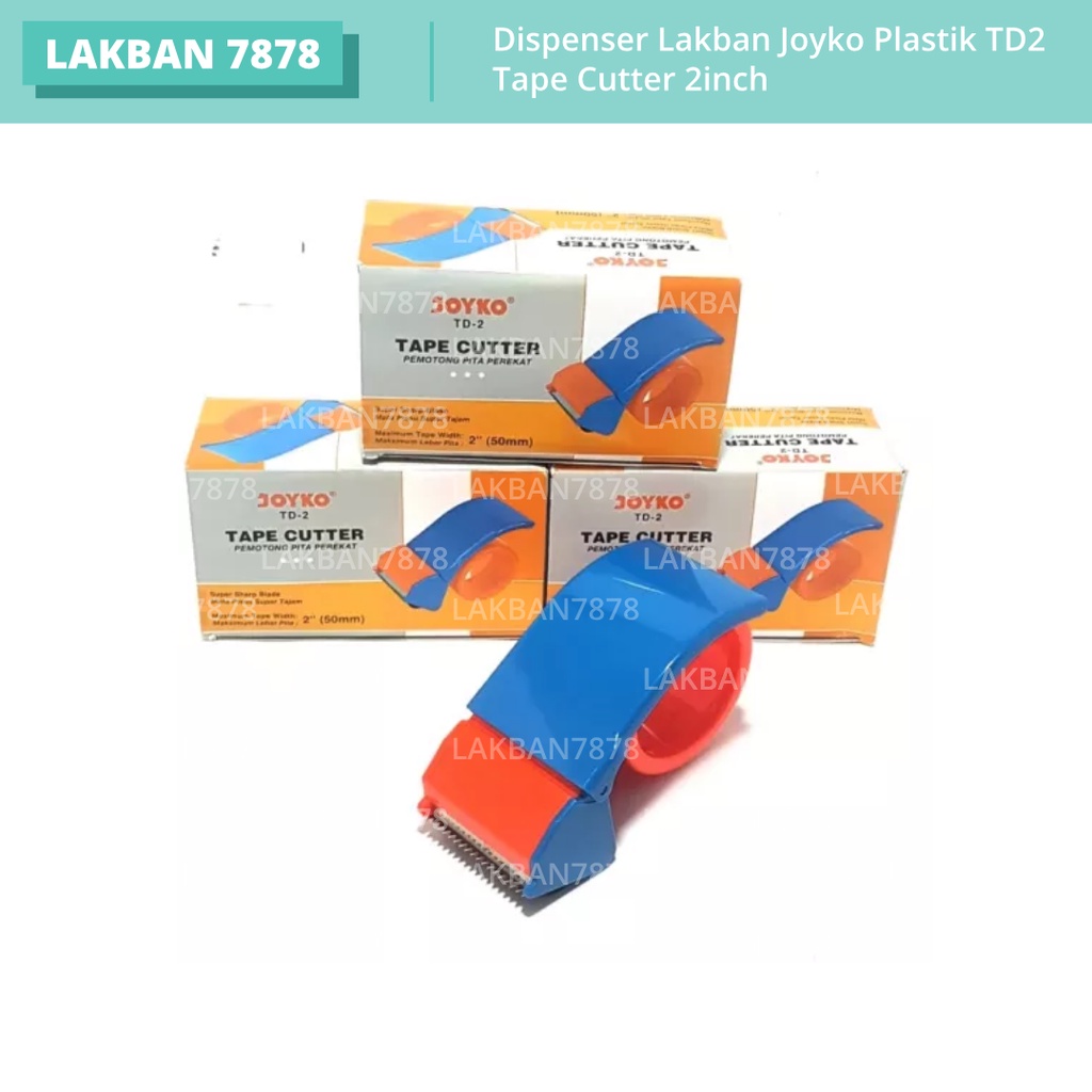 

Dispenser Lakban Joyko Plastik TD2 Tape cutter 2inchhh