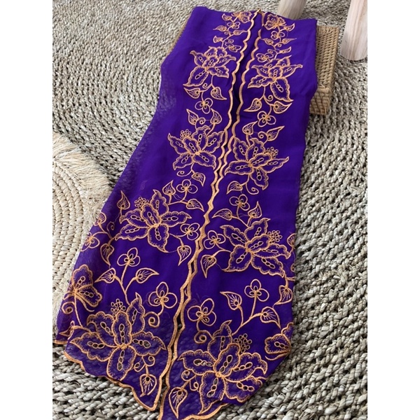 Kebaya bordir bali/bahan kebaya