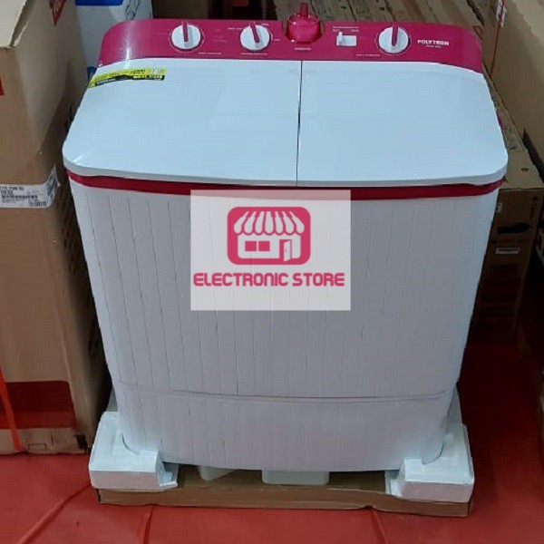 [Khusus Bogor]Mesin cuci 2 tabung 9,5kg POLYTRON PWM 952 PRIMADONA