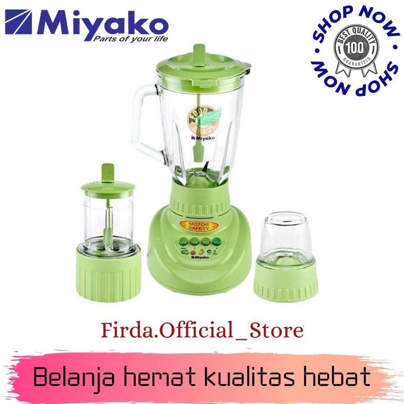 Miyako BL152GF Blender Glass 3in1 [1.5 L/300 W]