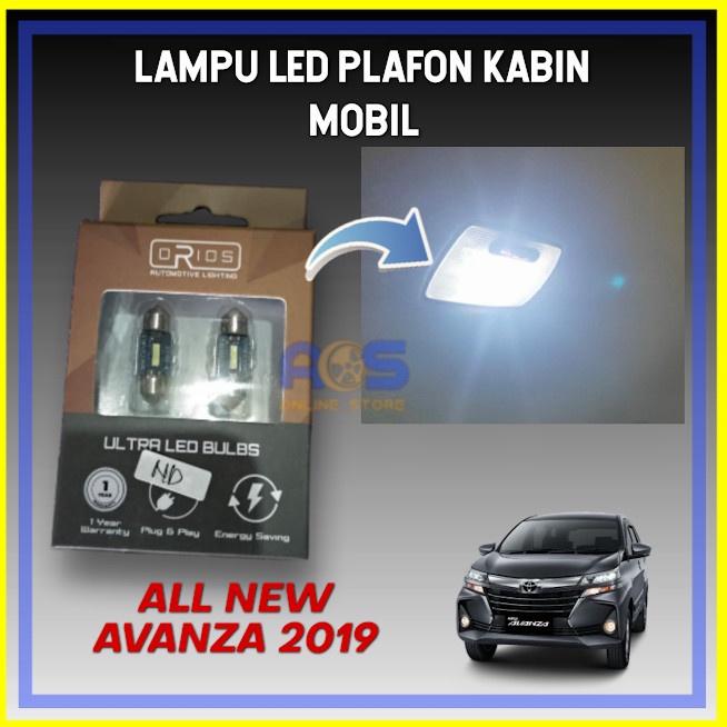 LAMPU LED PLAFON KABIN MOBIL ALL NEW AVANZA 2019-