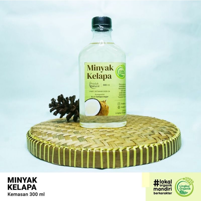 

Minyak Kelapa Organik 300ml Lingkar Organik|Minyak Goreng Sehat|Menu MPASI|Banjarmasin