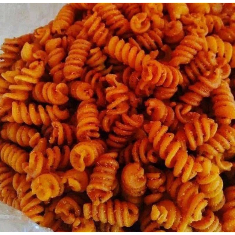 

Makaroni Spiral Kriting Balado 1kg(1000gram)