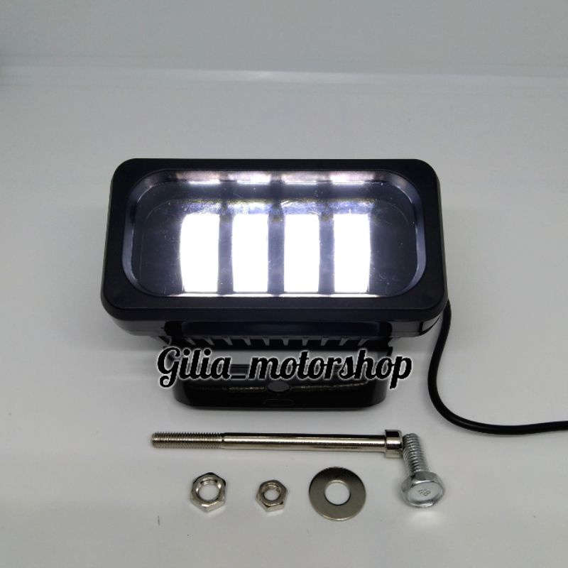 Lampu tembak 4 LED 12watt /lampu tembak sorot Cwl 4373 model Kotak