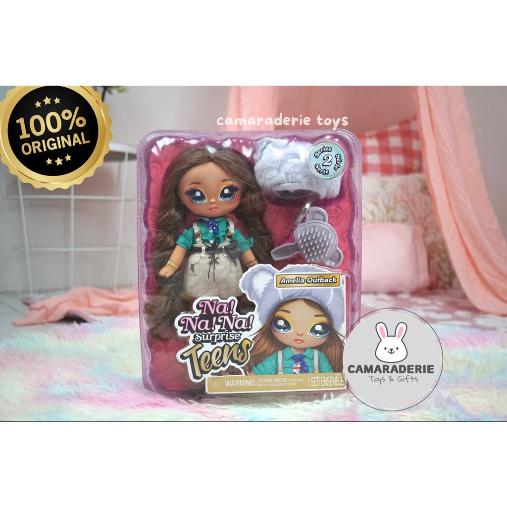 NaNaNa Surprise Teens 11" Serie 2 Fashion Doll Amelia Outback. Boneka Na Na Na Surprise Original