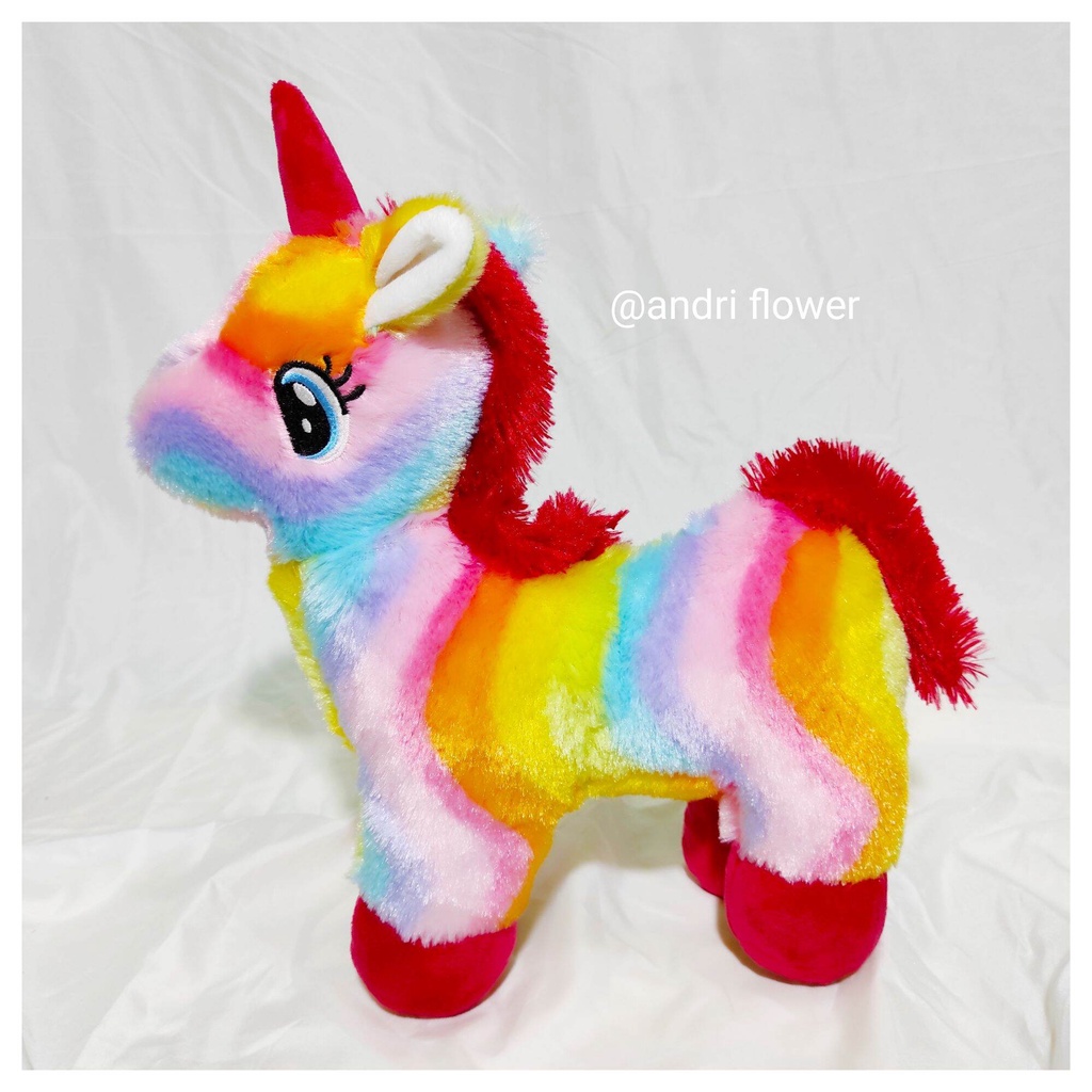 BONEKA KUDA PONI RAINBOW / BONEKA LITTLE PONY RAINBOW / BONEKA UNICORN RAINBOW