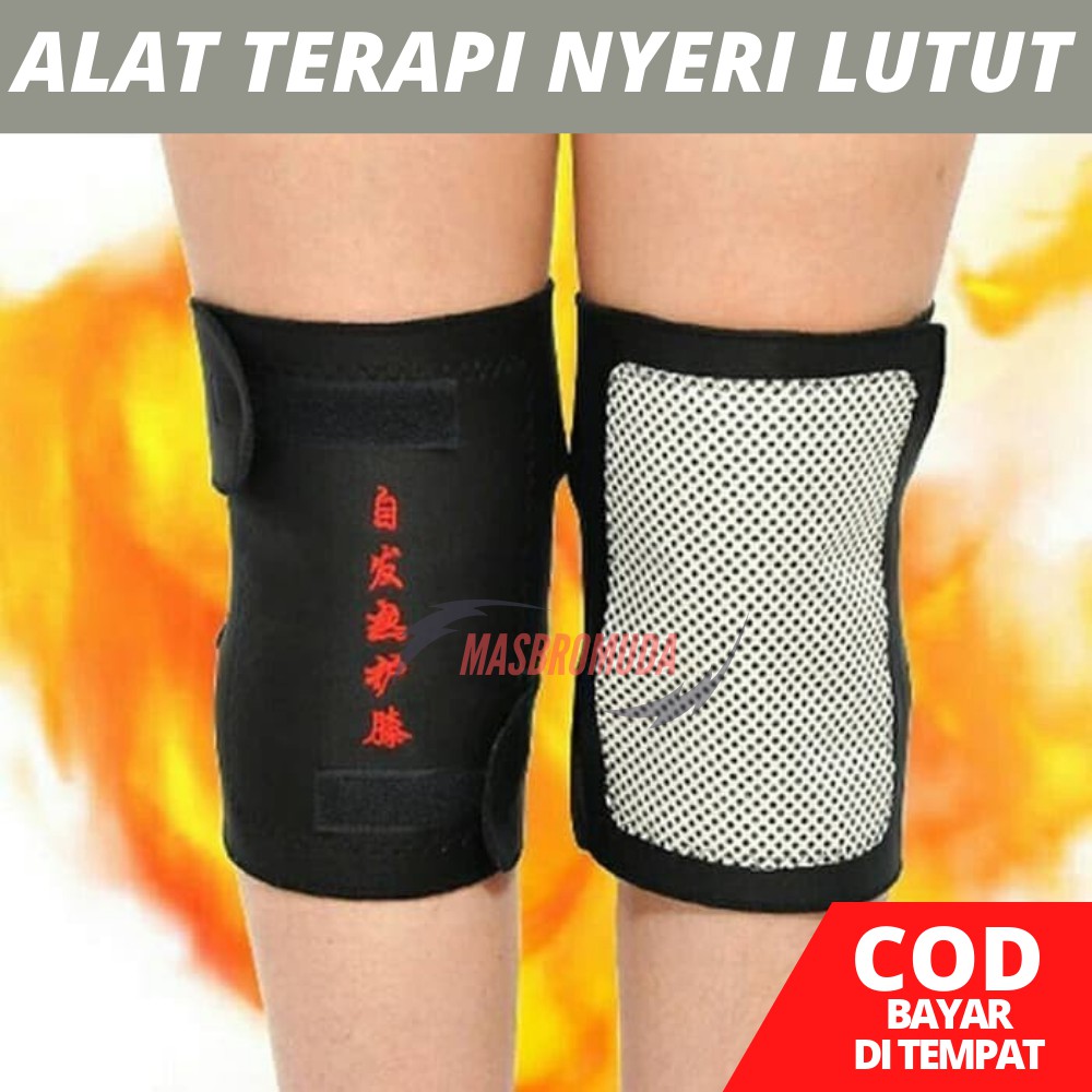 Deker Lutut Alat Terapi Lutut Magnetik Sabuk Terapi Sendi Pemanas Nyeri Lutut Dengkul Kaki 001