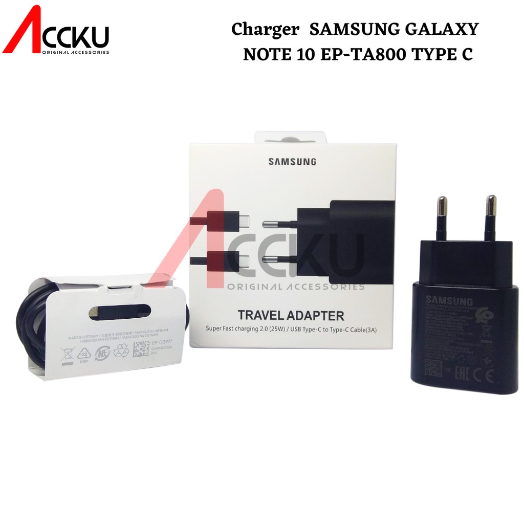 charger samsung 25W type c to type c charger samsung note 10 charger samsung fast charging charger samsung EP-TA800