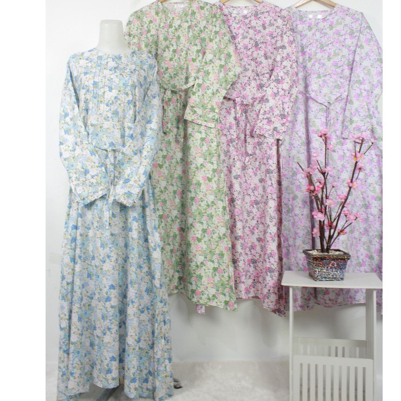 Gamis KATUN JEPANG SHIMA tokai adem katjep kajep baju busana wanita muslim