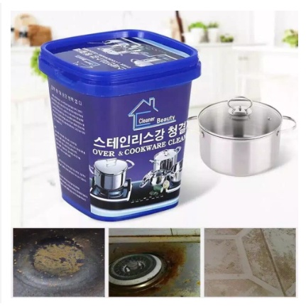 (SATUAN) GEL CREAM PEMBERSIH WAJAN PANCI MADE IN KOREA/CREAM PEMBERSIH KERAK TEFLON/SABUN PEMBERSIH KERAK PANCI