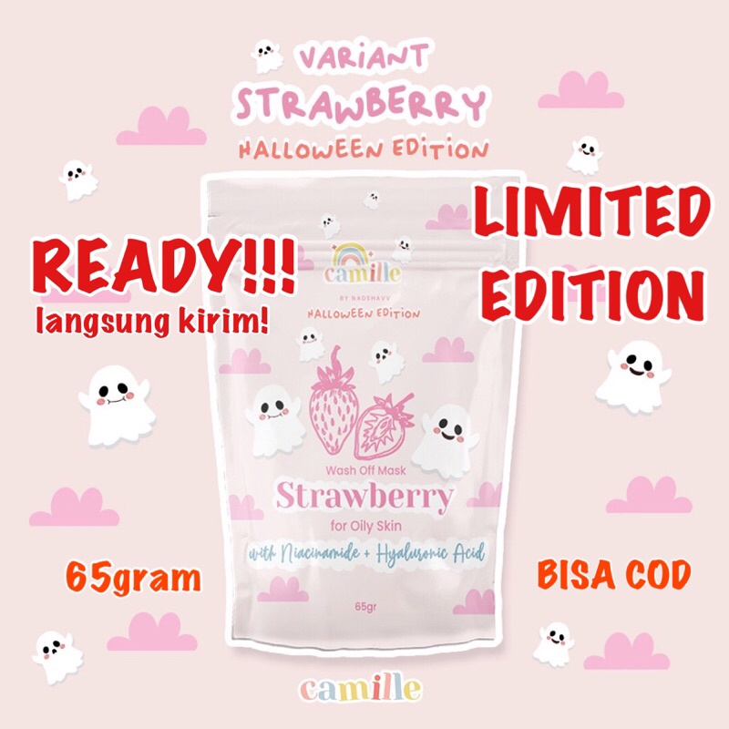 ORIGINAL 100% CAMILLE LIMITED HALLOWEEN EDITION ❗️READY LANGSUNG KIRIM❗️Masker Camille beauty mask S