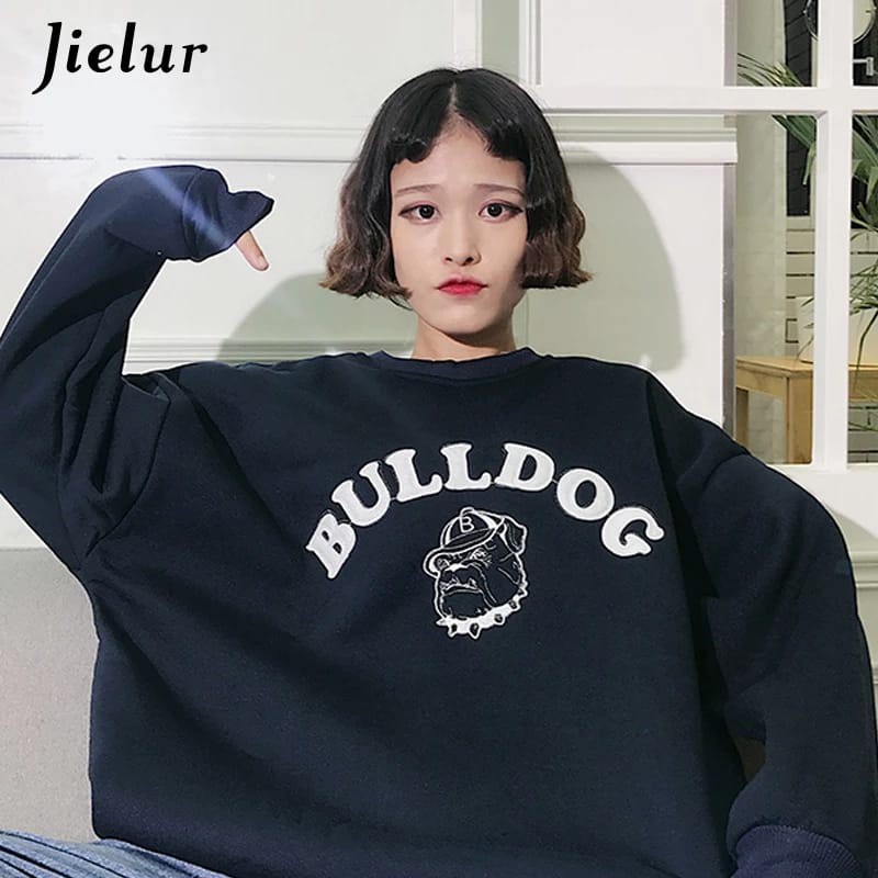 SWEATER OVERSIZE BULLDOG SWEATER OBLONG WANITA CREWNECK PRIA TERBARU