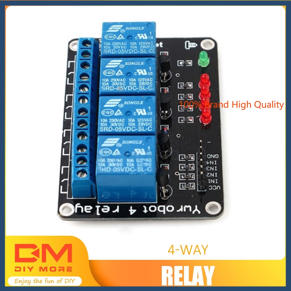 〖Factory Supplier/COD〗Modul Relay 4 Channel 5V Untuk PIC AVR DSP ARM msp430 Arduino