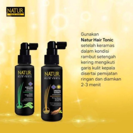 Natur Hair Tonic 50ml | Tonik Rambut