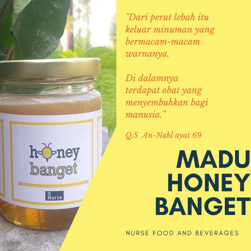 

HONEY BANGET - MADU RANDU MURNI 100% (200 ml)