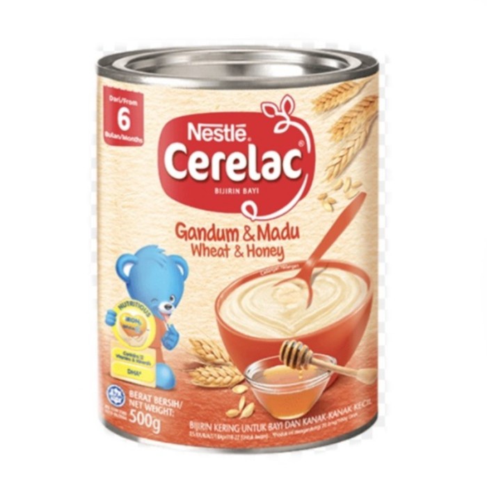 Nestle Cerelac Gandum Dan Madu 500 Gram Sereal Import