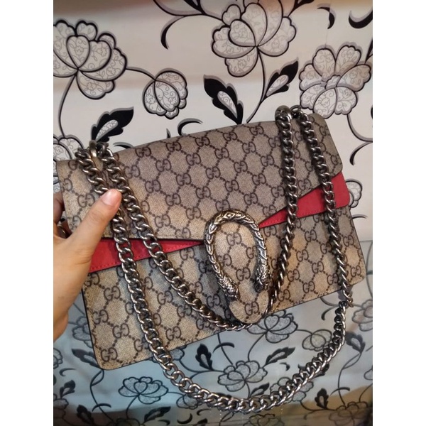 tas wanita seken slingbag gucci gg naga second branded bag preloved