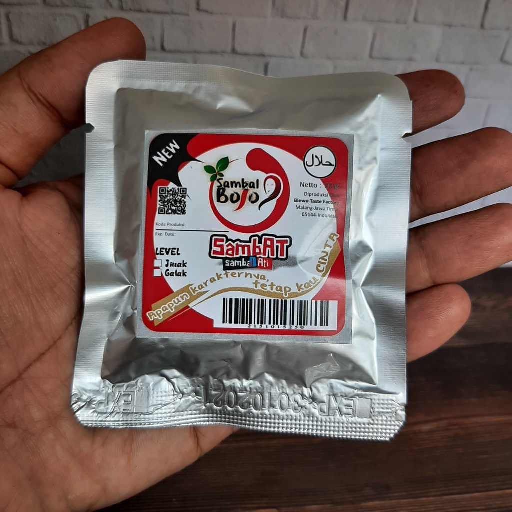 Sambal Viral SAMBal ATi (Bojo SAMBAT) Kemasan Sachet 20gr