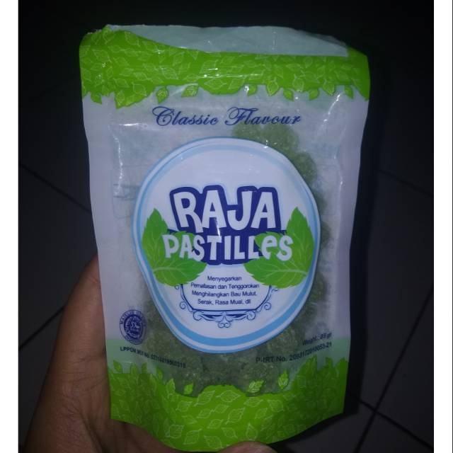 

Raja pastilles permen mint