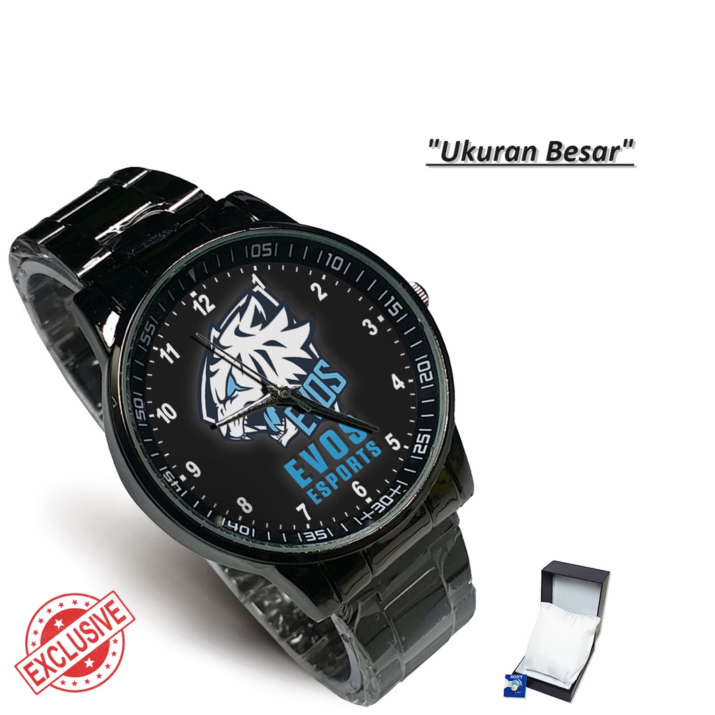 (Exclusive) Jam Tangan Squad EVOS Motif 2 {ML-FF} Rante Couple / Satuan