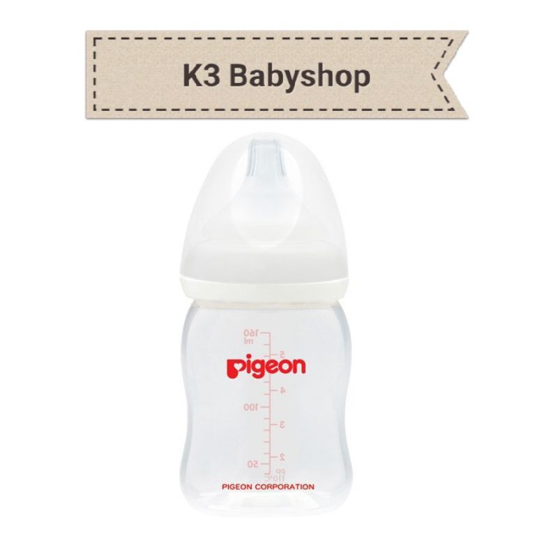 Pigeon Peristaltic Plus SofTouch 160ml 160 botol susu bayi newborn wideneck wide neck BPA free murah