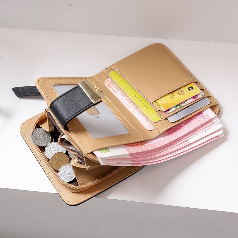 Charyatink - TERMURAH!! (COD) DOMPET LIPAT BERMOTIF BUNGA MINI FASHION WANITA
