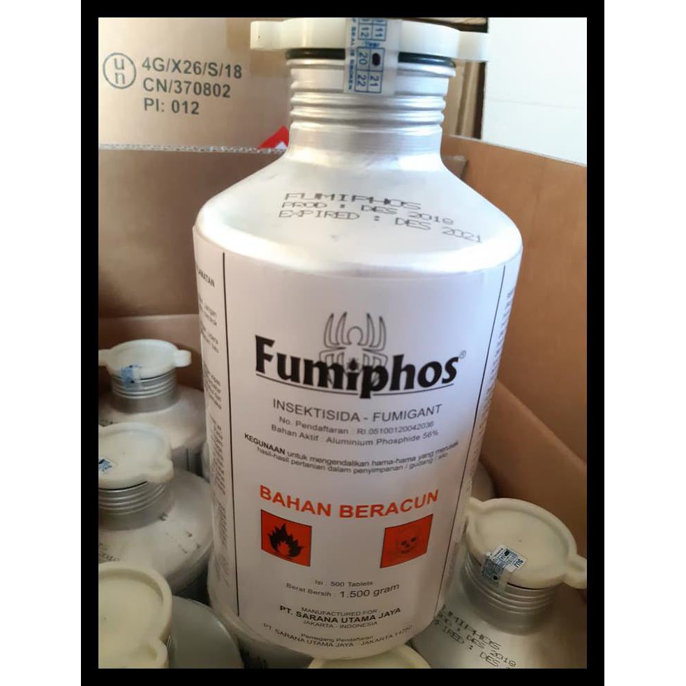 OBAT FUMIGASI FUMIPHOS 56TB HAMA GUDANG PALAWIJA, BERAS, DLL