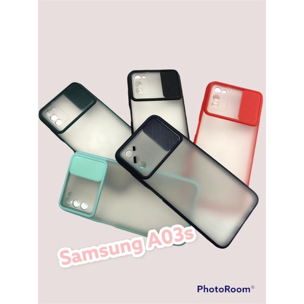 case sliding samsung A03S /case macaron penutup kamera