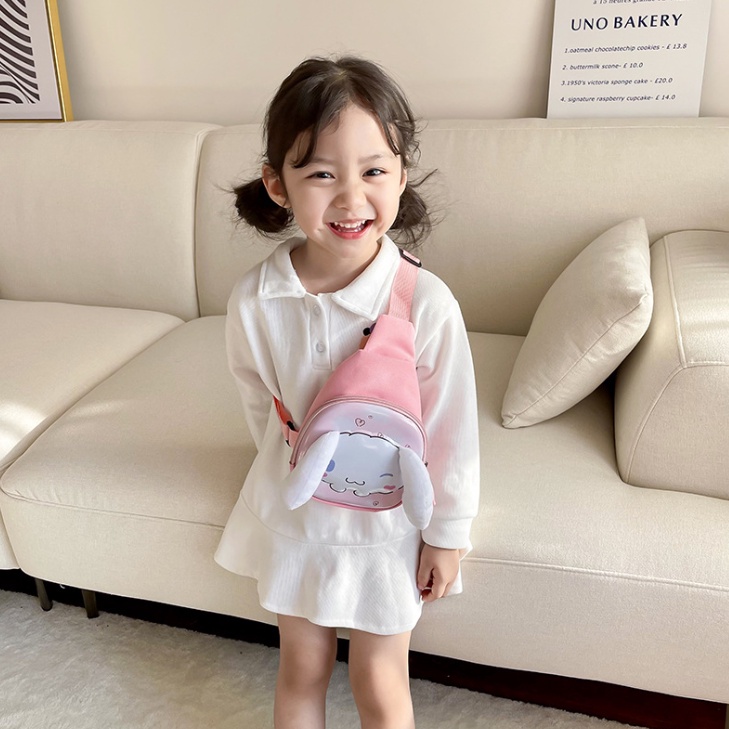 Tas Selempang Anak Perempuan Cewek Gambar Karakter 3D Impor CB18