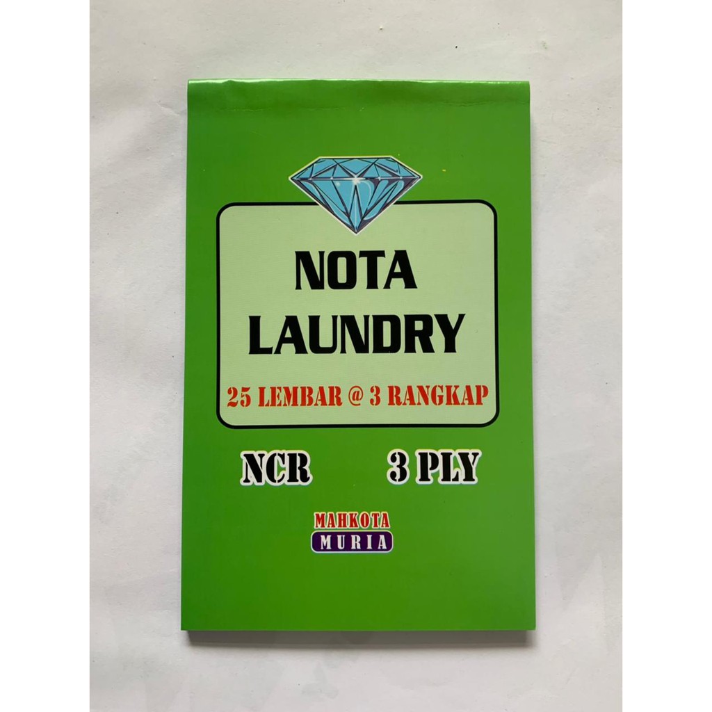 

NOTA LAUNDRY 3 PLY, NON CUSTOM, LANGSUNG TEMBUS