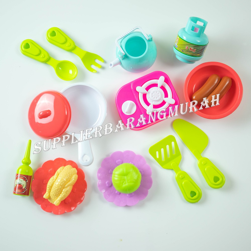 Mainan Anak Masak Masakan Dapur Set Tas Ransel HM0427