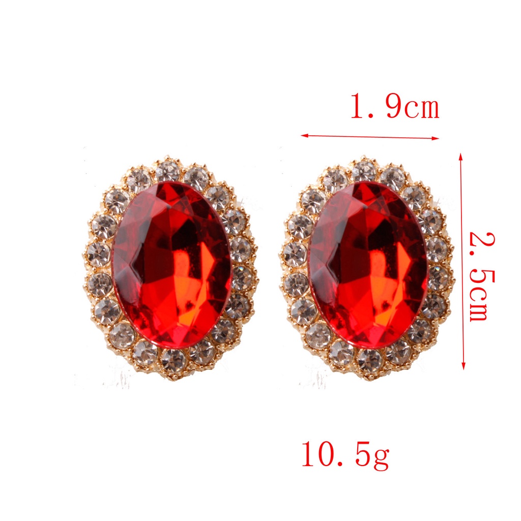 Bohemian Baru Eropa dan Amerika berlian imitasi anting-anting berlian imitasi bertatahkan aksesoris