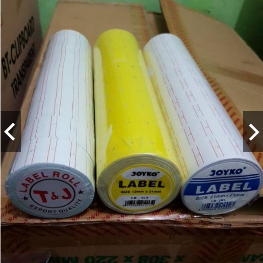 

kertas label roll 1 line isi 10 Roll