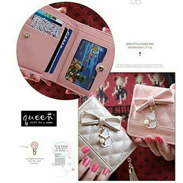 Wallet Ribbon Dompet Ribbon Dompet Panjang Dompet Mini Dompet Murah Dompet Wanita Dompet Pita simpel