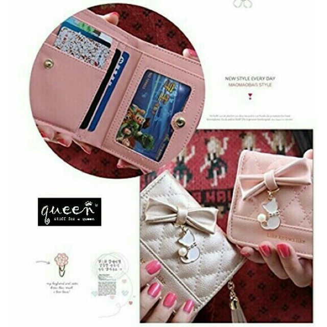 Wallet Ribbon Dompet Ribbon Dompet Panjang Dompet Mini Dompet Murah Dompet Wanita Dompet Pita simpel